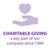 Our Charitable Giving