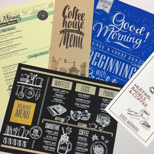 5 Unique Breakfast Menu Design Ideas | RELYCO