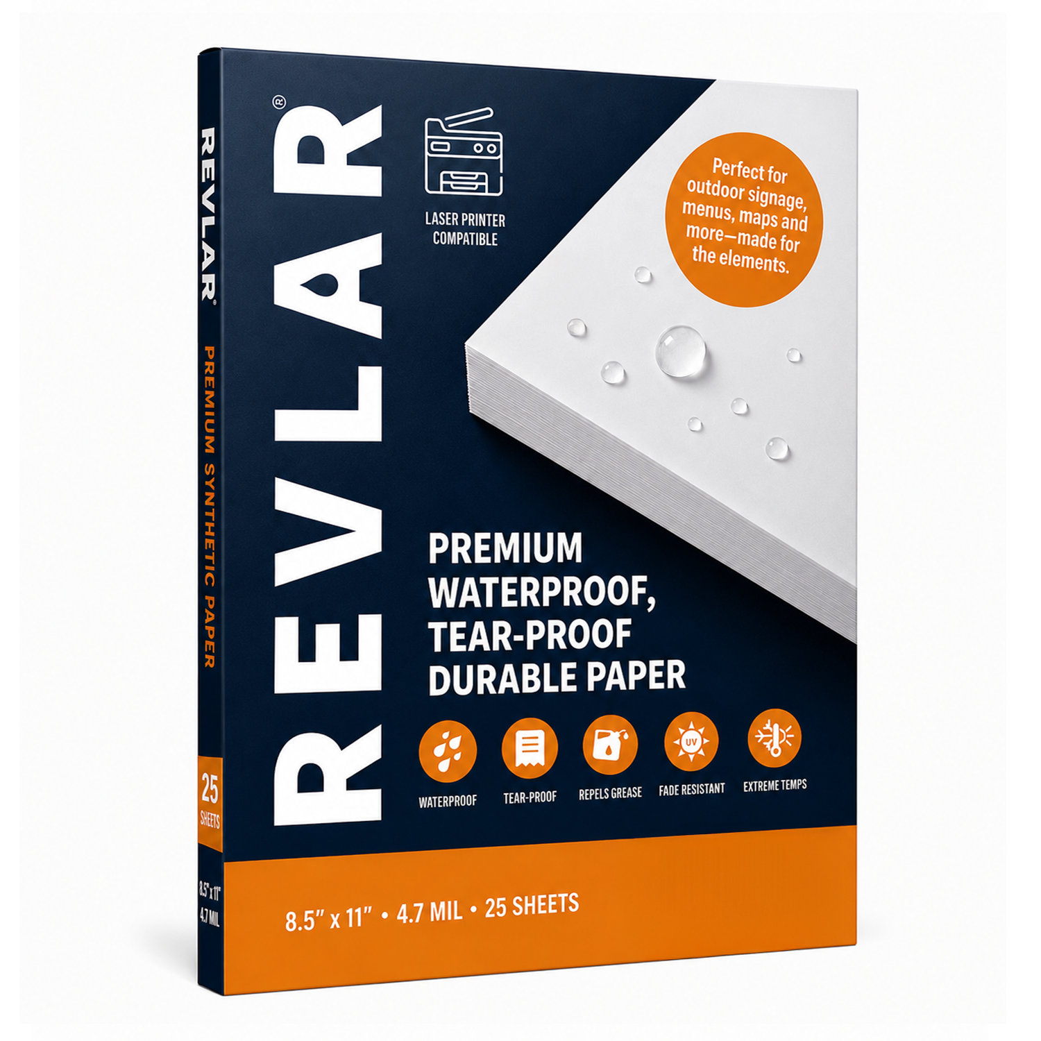 REVLAR® Premium 8.5" x 11" 4.7 mil (25 sheets)