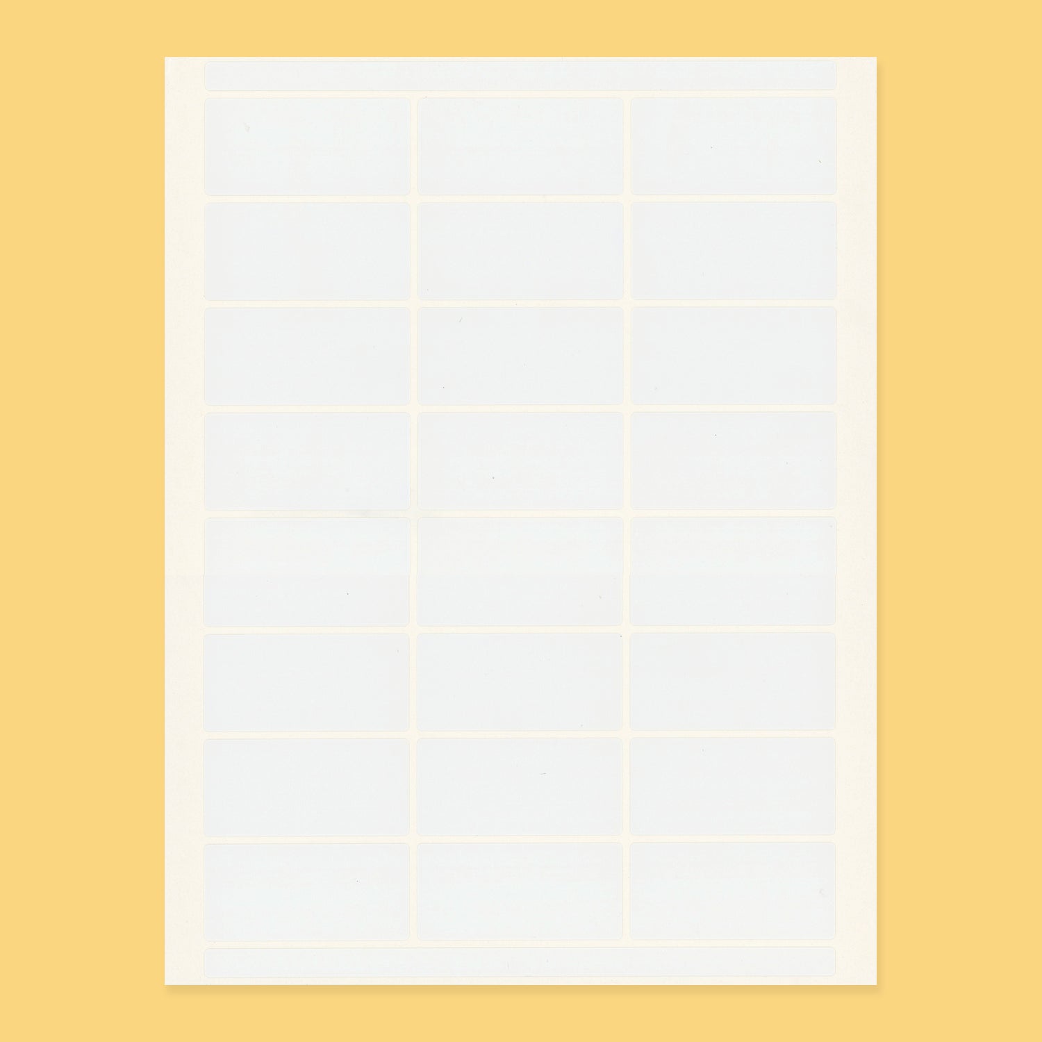 REVLAR Permanent Label 2.437 x 1.156 Label Semi-Gloss White 42 Sheets (1008 Labels)