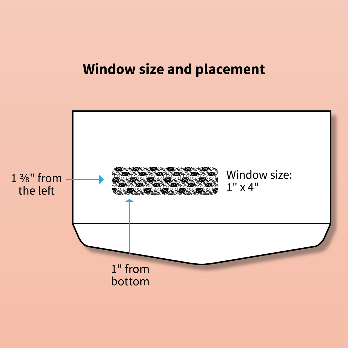 Window Flaps Duraseal #10 Single Window Envelope Reverse Flap | RELYCO