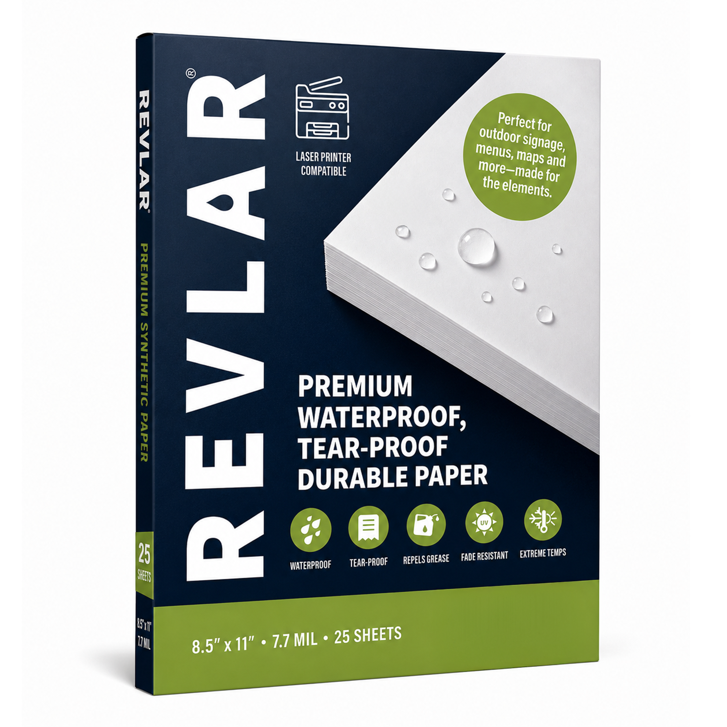 REVLAR® Premium 8.5" x 11" 7.7 mil (25 sheets)