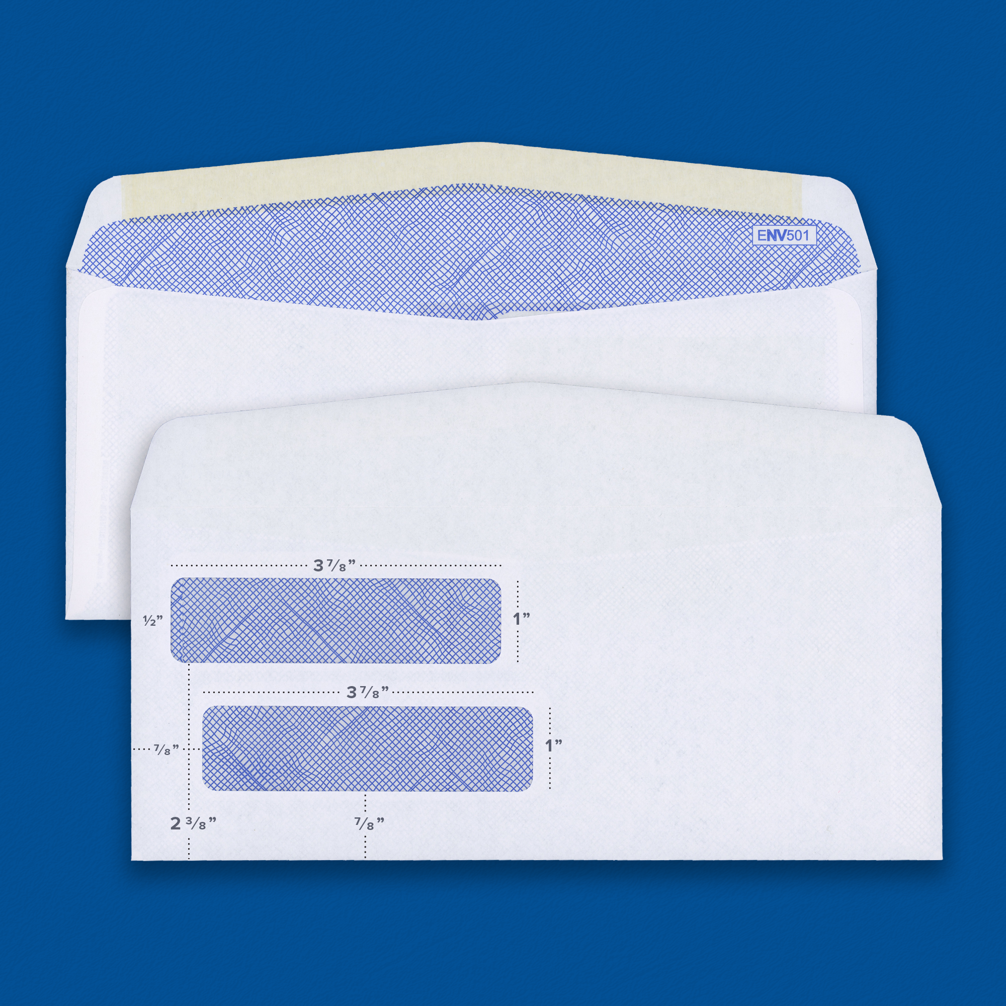 Piracle Envelope #10 Double Window