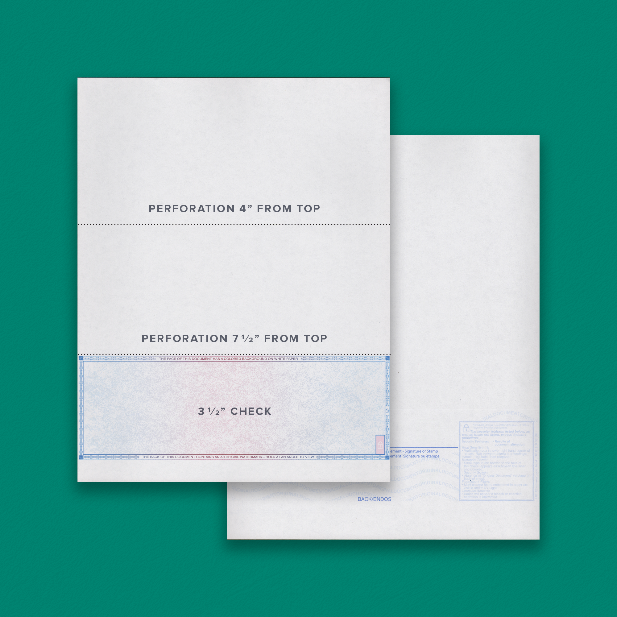 Piracle Letter Cheque - Canadian