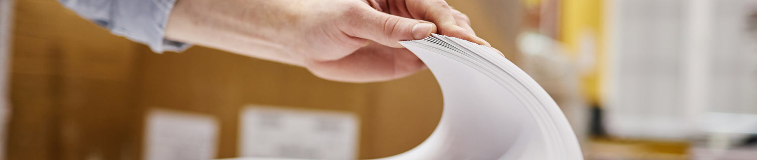 stack of durable paper