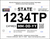 Temporary plates that meet industry standards