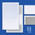 Piracle Form Z Fold 8.5" x 14" Blue with Blockouts (1000 pack)