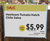 grocery store signage with synthetic paper