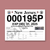New Jersey REVLAR® Temporary License Plate - (100 sheets)