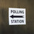municipality polling station sign