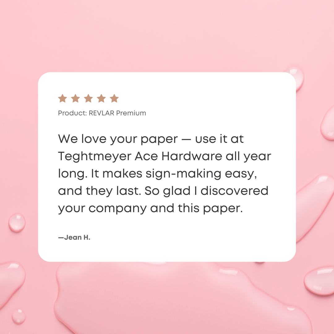 REVLAR® Premium Synthetic Paper